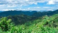 Beautiful Green Mountains from Kalaw Royalty Free Stock Photo